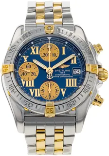 Breitling Cockpit B13358 Yellow gold and Stainless steel Blue