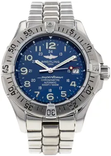 Breitling Superocean A17360 Stainless steel Blue