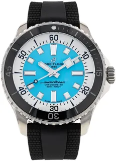 Breitling Superocean A17376 Stainless steel Turquoise