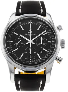 Breitling Transocean AB0152 Stainless steel Black