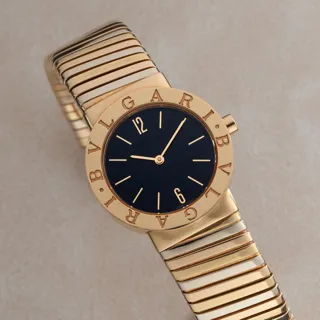 Bulgari Tubogas BB302T Yellow gold Black