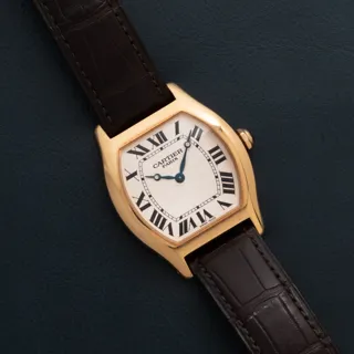 Cartier Tortue Privu00e9e 2496C Yellow gold White