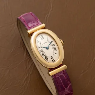 Cartier Baignoire 2290 Yellow gold White