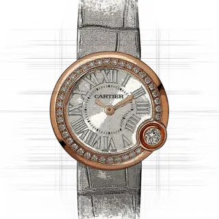 Cartier Ballon Blanc WJBL0006 26mm Rose gold Silber