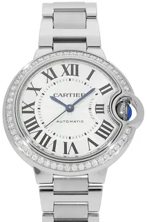 Cartier Ballon Bleu de Cartier W4BB0023 33mm Stainless steel Silber