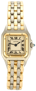 Cartier Panther Stainless steel and 18k yellow gold Cream