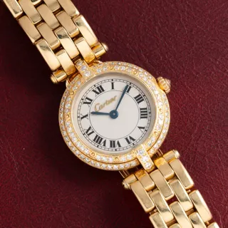 Cartier Panthère Ronde 24mm Yellow gold White