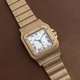 Cartier Santos 819901 Yellow gold White