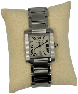 Cartier Tank Française Stainless steel Silver