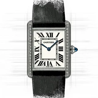 Cartier Tank Must W4TA0017 Stainless steel Silver