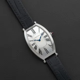 Cartier Tonneau WGTN0005 Platinum Silver