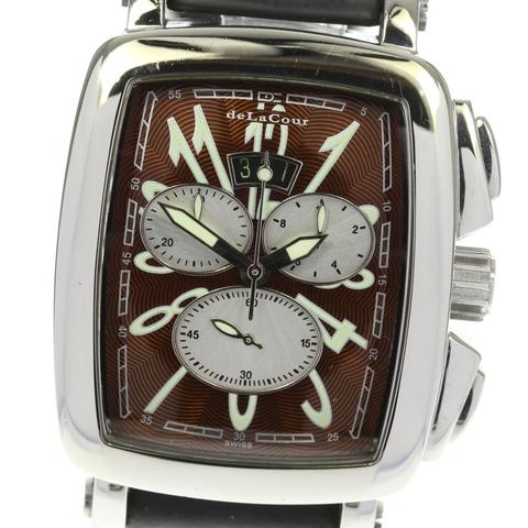 DeLaCour S.251471 Stainless steel Brown | Dealer | EveryWatch