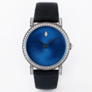 DeLaneau RON36001 WG GUI01 36mm White gold Blue