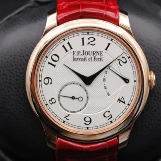 F.P. Journe Souveraine 40mm Rose gold White