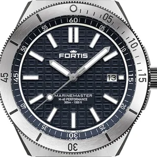 Fortis Marinemaster F8120027 40mm Stainless steel Black