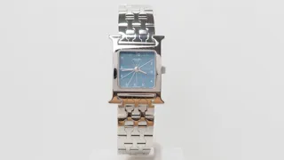 Hermès Heure H Stainless steel Blue