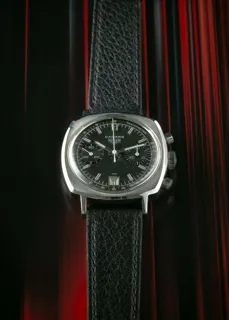 Heuer Camaro Black 73443 Stainless steel Black