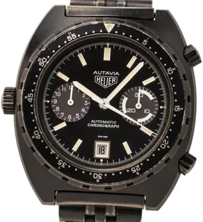 Heuer Autavia 113.603 Stainless steel Black