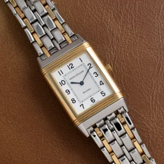 Jaeger-LeCoultre Reverso Classique 250.5.86 Yellow gold and Stainless steel Silver