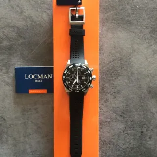 Locman Stealth 021200KA-BKKSIK 46mm Titanium Black