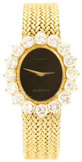 Mauboussin 18mm Yellow gold Black