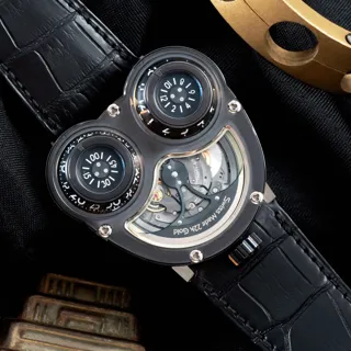 MB&F HM3 35.WBTL.B Titanium and White gold Black