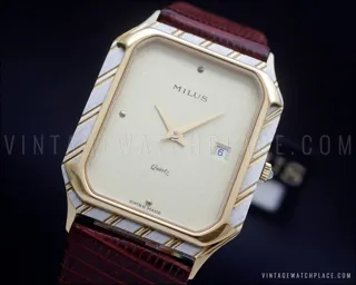 Milus 510.42 Stainless steel and Gold-plated sand