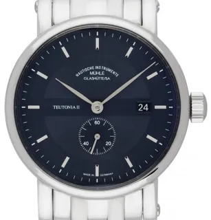 Mühle Glashütte Teutonia M1-33-42-MB 41mm Stainless steel Blue