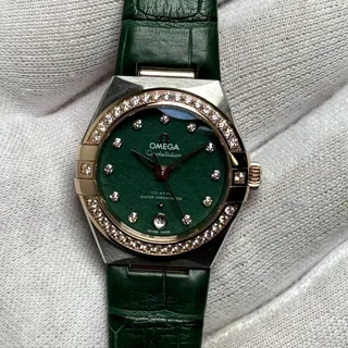 Omega Constellation 131.28.29.20.99.001 Rose gold Green