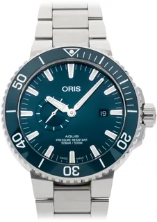 Oris Aquis 01 743 7733 4155-07 8 24 05PEB Stainless steel Blue