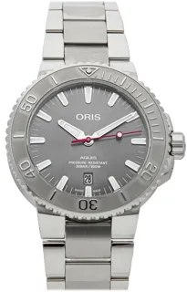 Oris Aquis Date 01 733 7730 4153-07 8 24 05PEB Stainless steel Gray