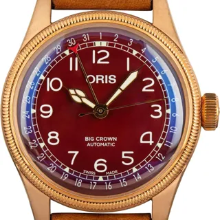 Oris Big Crown Bronze Pointer Date 01 754 7741 3168-07 5 20 58BR Bronze Red