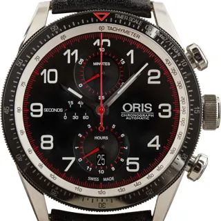 Oris Calobra 01 774 7661 4484-SET Ceramic and Stainless steel Black