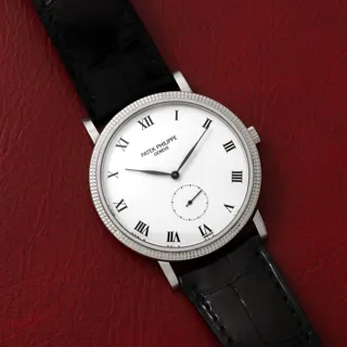 Patek Philippe Calatrava 3919G White gold White