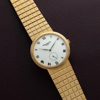 Patek Philippe Calatrava 3919/1J Yellow gold White