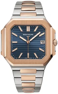 Patek Philippe Cubitus 5821/1AR-001 Rose gold and Stainless steel Blue