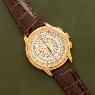 Patek Philippe Multi-Scale Chronograph 5975J-001 Yellow gold Silver