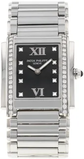 Patek Philippe Twenty~4 4910/10A-001 Stainless steel Black