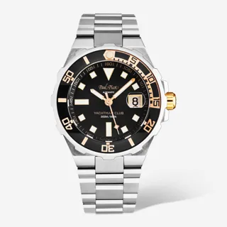 Paul Picot Yachtman P1251NRSG403614 Stainless steel Black