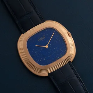 Piaget Black Tie 'Andy Warhol' G0A43236 45mm Rose gold Blue