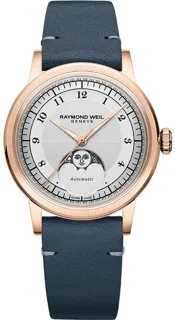 Raymond Weil Millesime 2145-PC5-05650 Rose gold and Stainless steel Silver