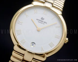 Raymond Weil 9154 Gold-plated White