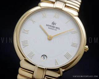 Raymond Weil 9154 Gold-plated White