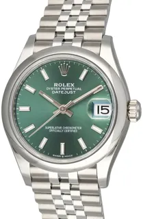 Rolex Datejust 278240-0012 Stainless steel Mint green