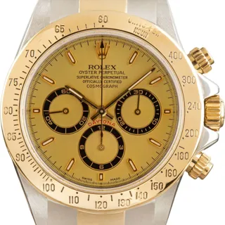 Rolex Daytona 16523 Stainless steel and 18k yellow gold Champagne