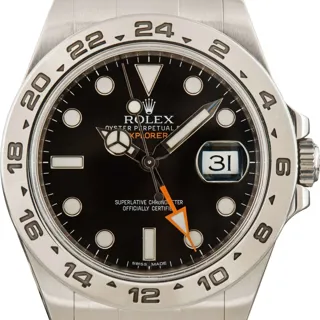 Rolex Explorer II 216570 42mm Stainless steel Black