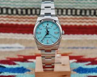 Rolex Oyster Perpetual 124300-0006 Stainless steel Turquoise