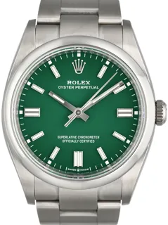 Rolex Oyster 126000-0005 Stainless steel Green