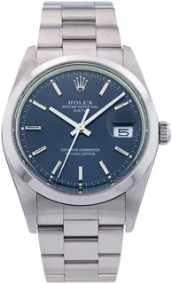 Rolex Oyster Perpetual Date 15000 Stainless steel Blue