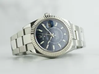 Rolex Sky-Dweller 326934 White gold and Stainless steel Blue